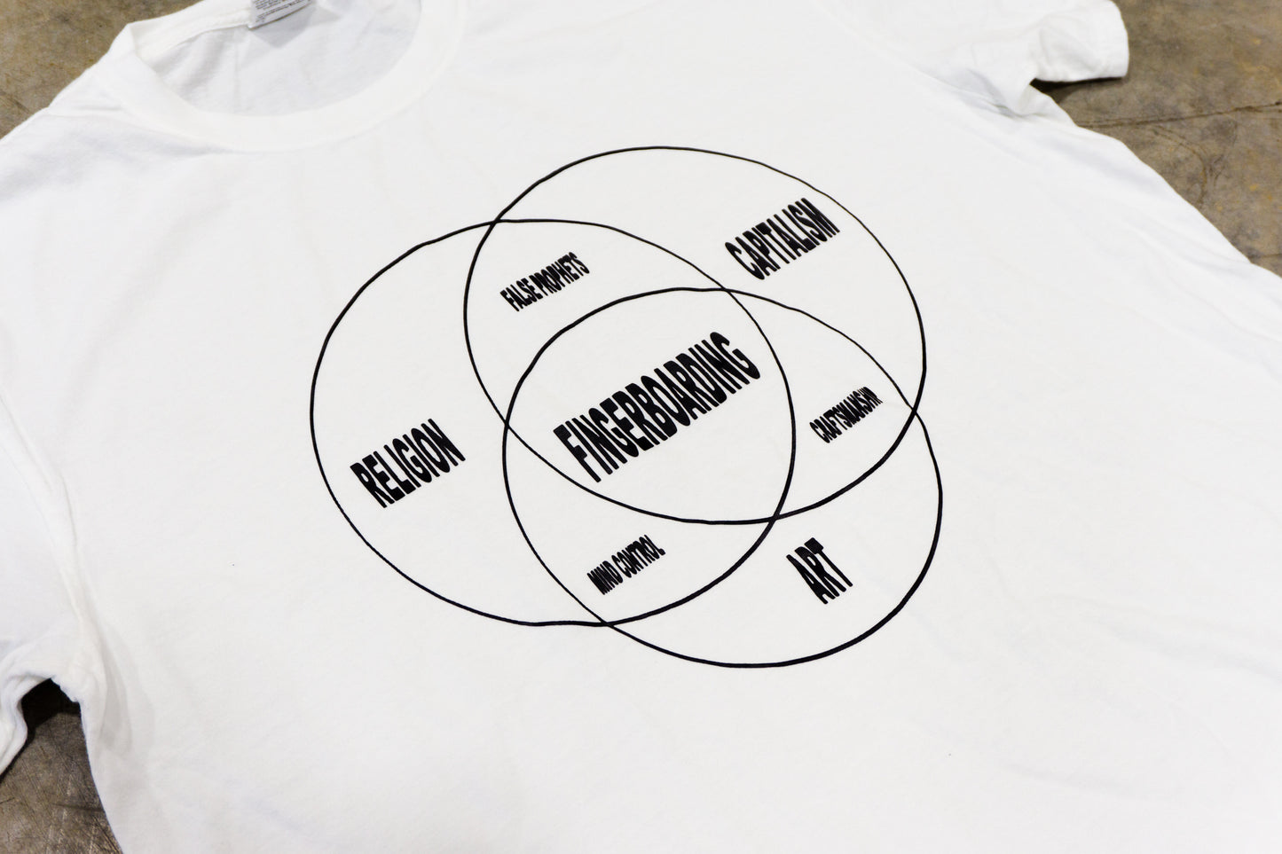 Fingerboarding Venn Diagram Shirt