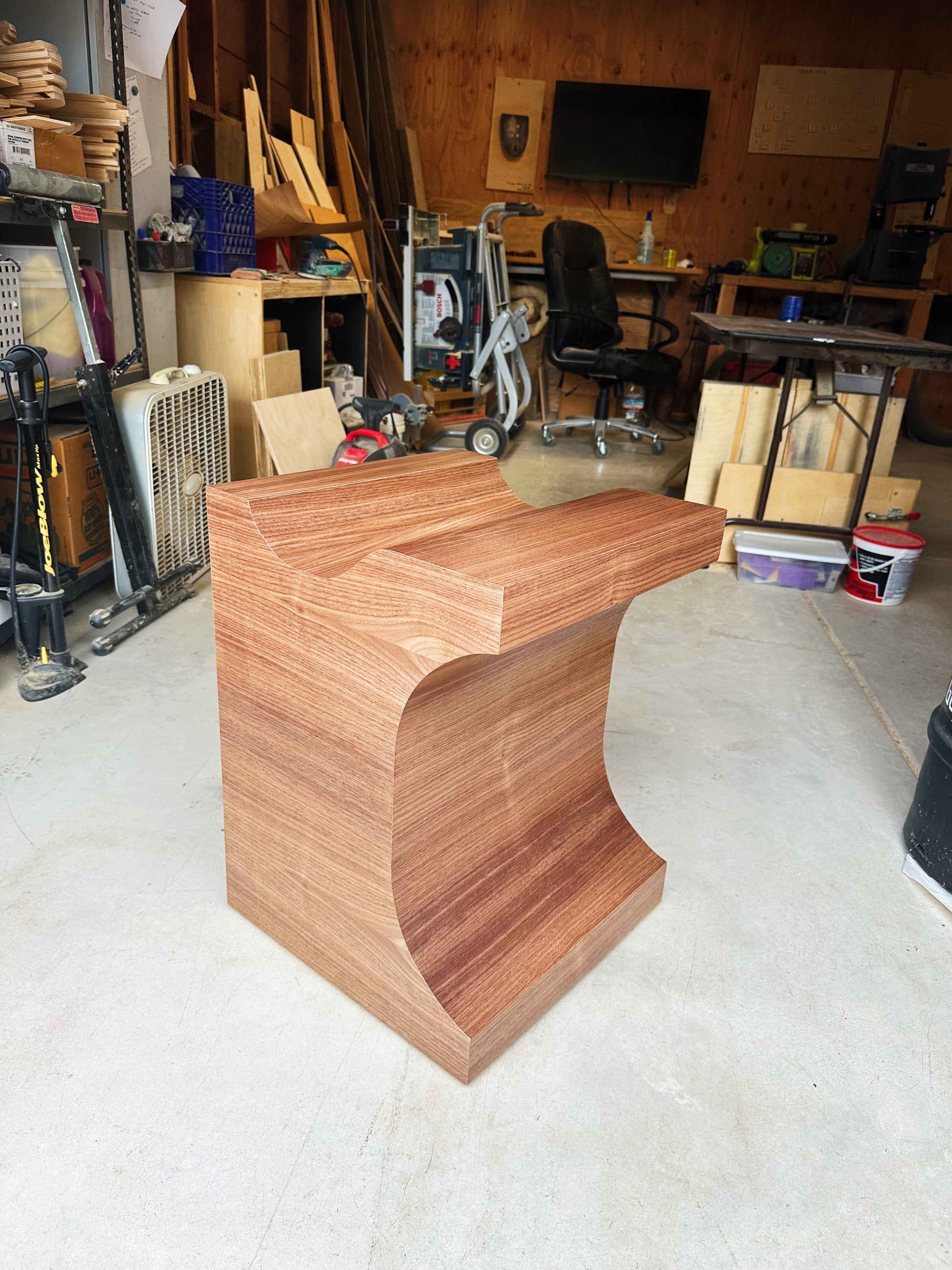 custom walnut veneer option