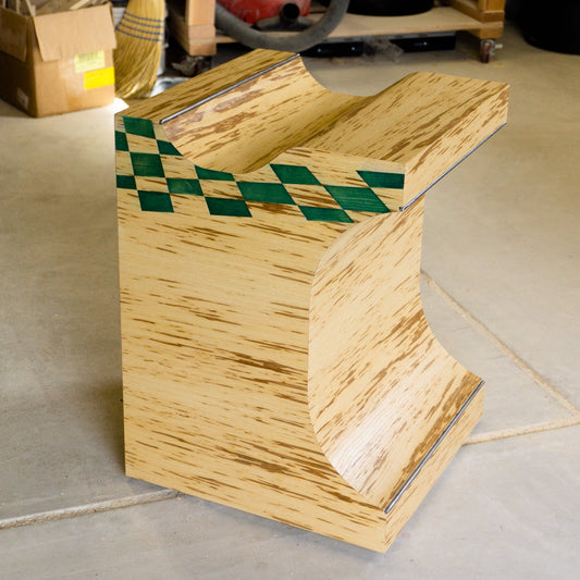 Olive Ash Inlay Side Table