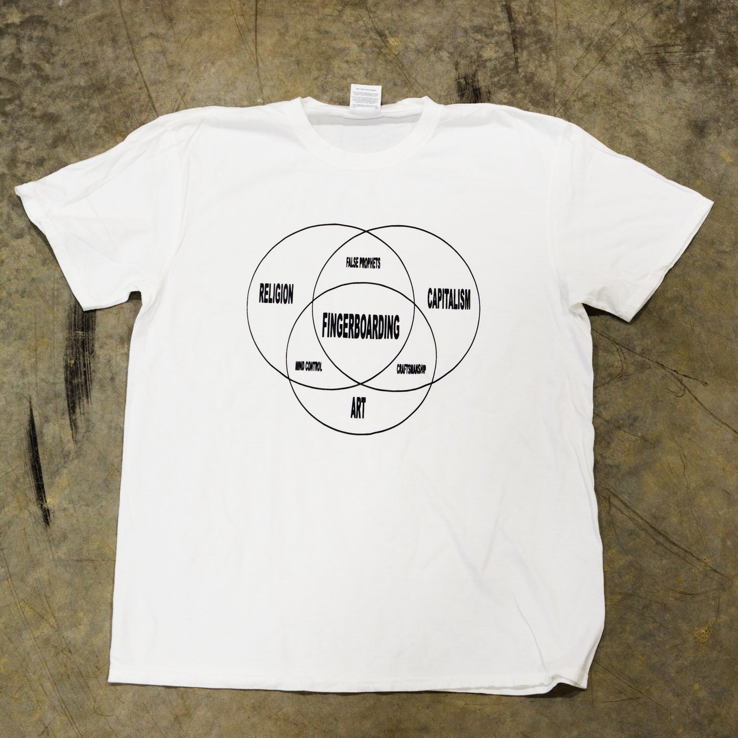 Fingerboarding Venn Diagram Shirt